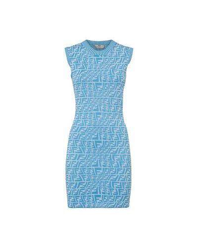 dress fendi azul|Dress .